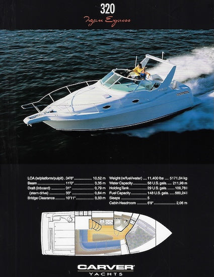 Trojan 320 Express Specification Brochure (1999)