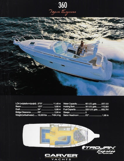 Trojan 360 Express Specification Brochure (1999)