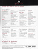 Trojan 360 Express Specification Brochure (1999)