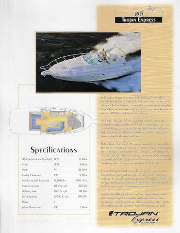 Trojan 360 Express Specification Brochure (1998)