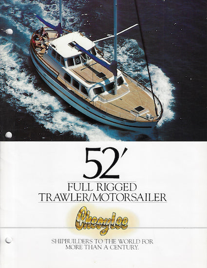 Cheoy Lee 52 Motorsailer Brochure