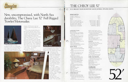 Cheoy Lee 52 Motorsailer Brochure