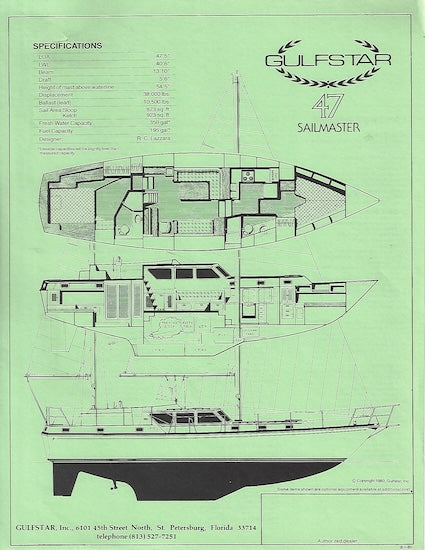 Gulfstar Sailmaster 47 Digital Brochure