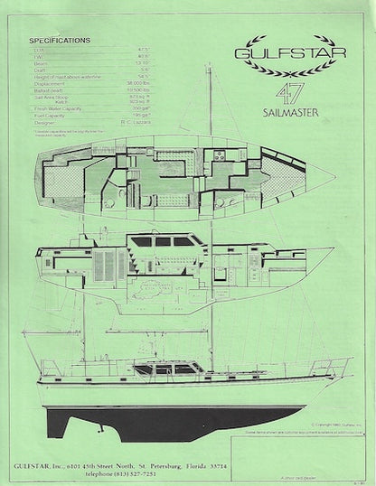 Gulfstar Sailmaster 47 Digital Brochure
