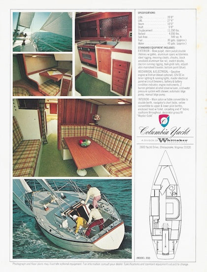Columbia 35 Brochure