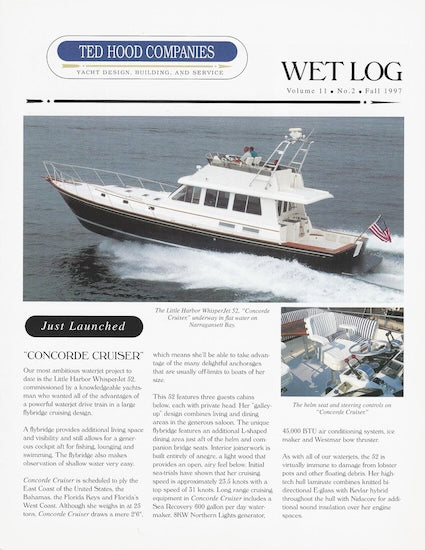 Hood / Little Harbor Wet Log Newsletter - Fall 1997