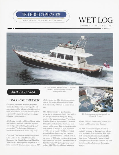 Hood / Little Harbor Wet Log Newsletter - Fall 1997