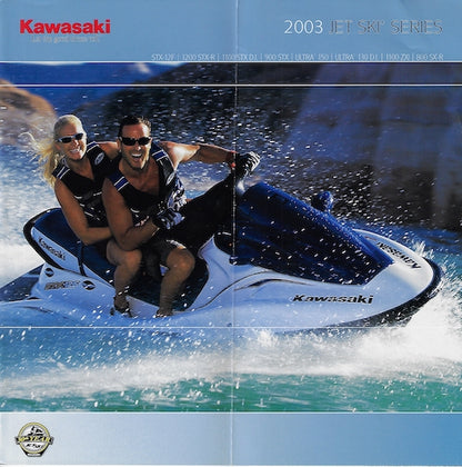 Kawasaki 2003 Jet Ski Press Kit Folder Brochure