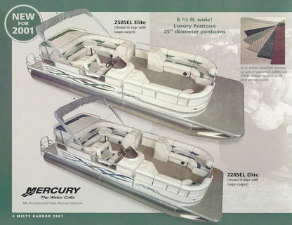 Misty Harbor 2001 Pontoon Brochure