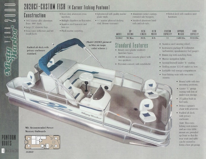 Misty Harbor 2001 Brochure