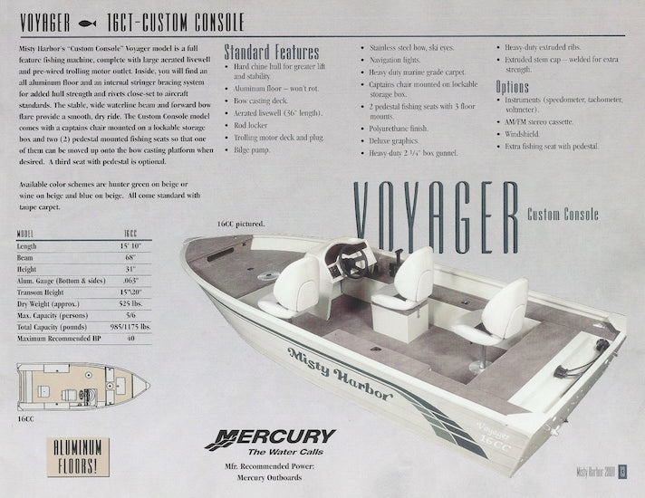 Misty Harbor 2001 Brochure