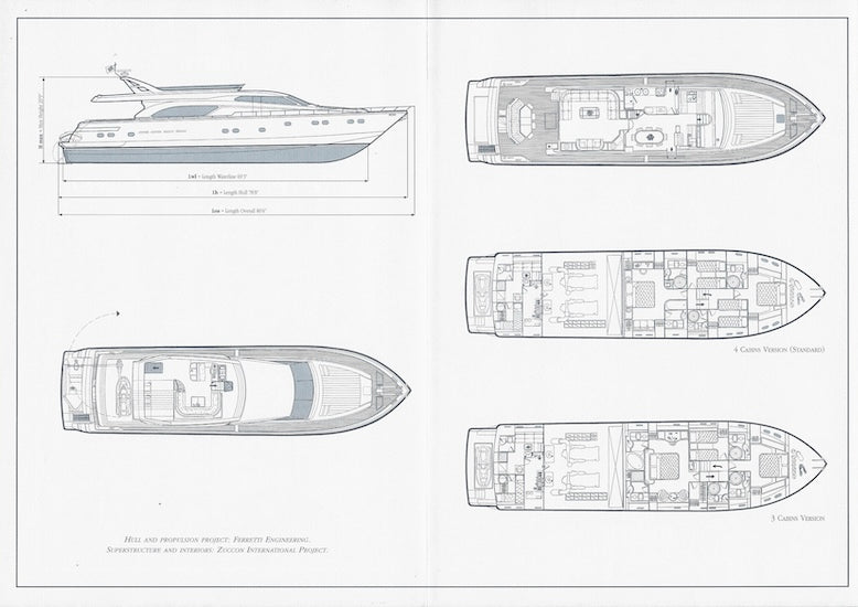 Ferretti 80 Specification Brochure