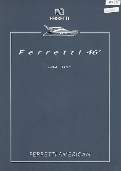 Ferretti 46 Specification Brochure