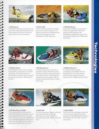 Yamaha 2000 Waverunner Product Guide