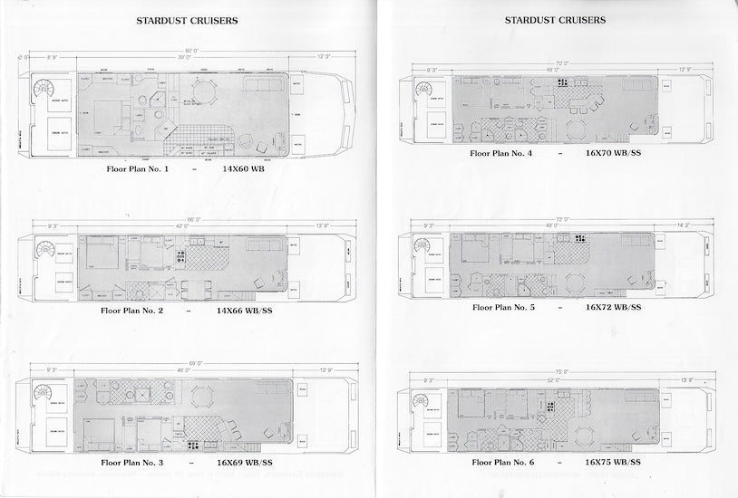 Stardust Cruisers Specification Brochure