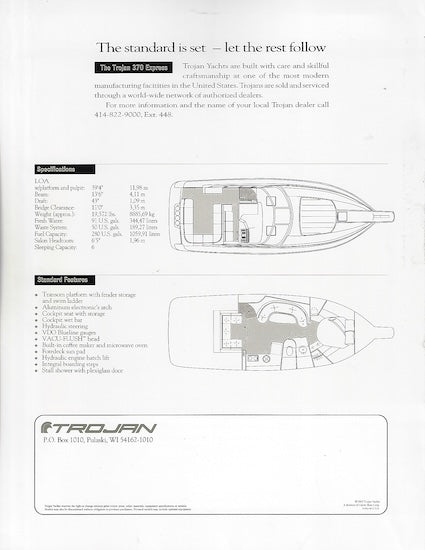 Trojan 370 Express Brochure