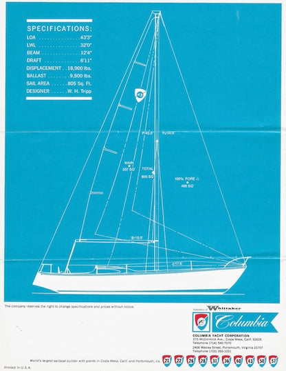 Columbia 43 Launch Brochure