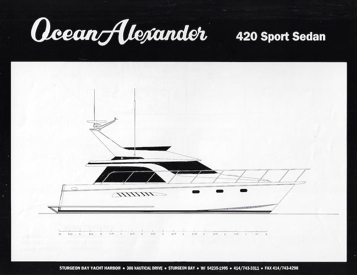 Ocean Alexander 420 Sport Sedan Brochure