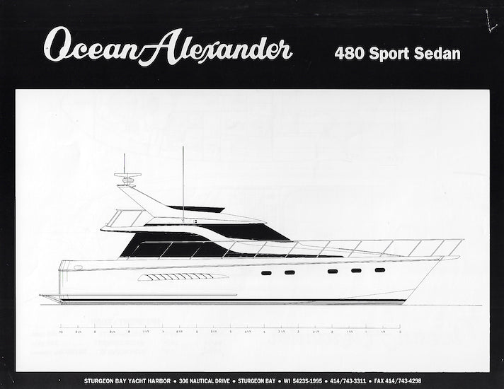 Ocean Alexander 480 Sport Sedan Brochure