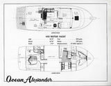 Ocean Alexander 440 Motor Yacht Specification Brochure