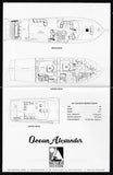 Ocean Alexander 66 Cockpit Motor Yacht Specification Brochure