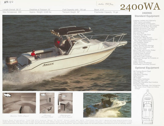 Angler 2400WA Brochure
