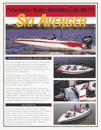 Cee Bee Ski Avenger Brochure
