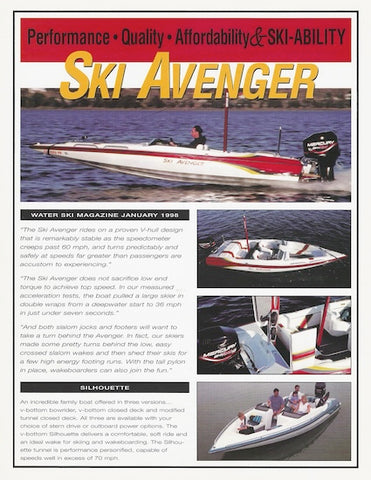 Cee Bee Ski Avenger Brochure