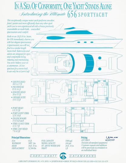 Carri Craft 656 Sportyacht Brochure