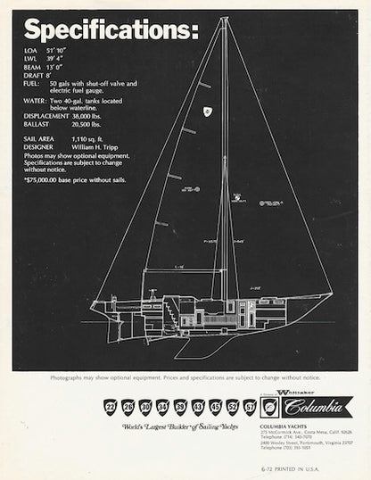 Columbia 52 Brochure