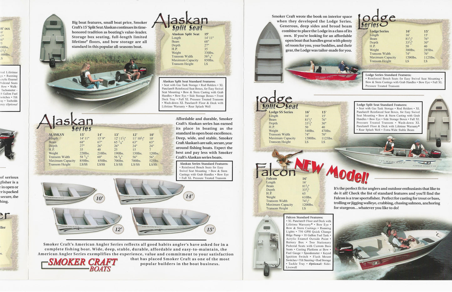 Smoker Craft 2001 American Angler Brochure