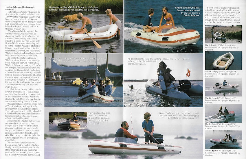Boston Whaler Inflatables Brochure