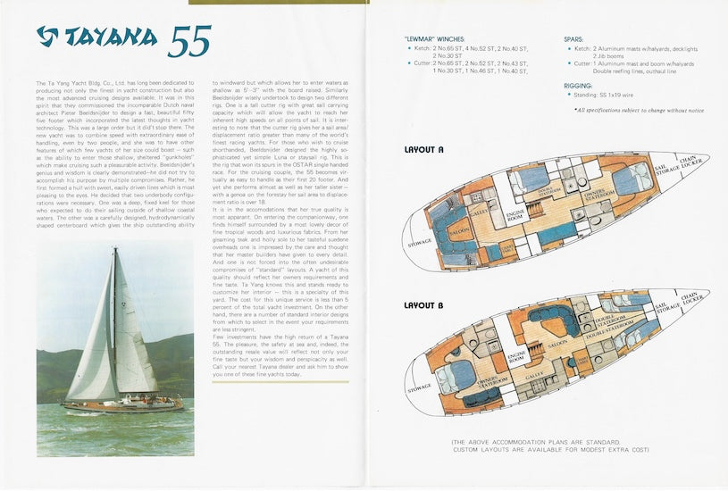 Tayana 55 Brochure