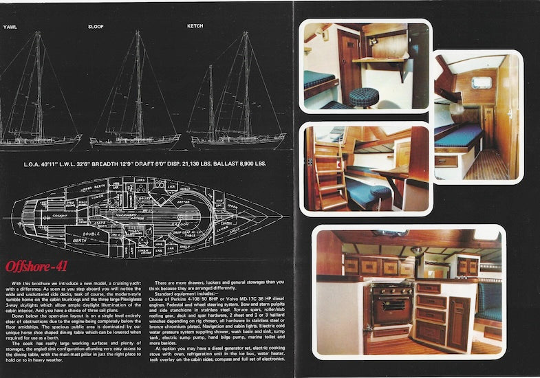 Cheoy Lee 41 Offshore Brochure