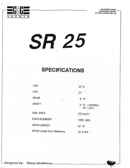 C&C SR 25 Digital Brochure Package