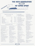 Ocean 48 Super Sport Specification Brochure