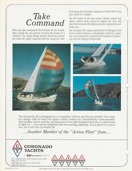 Coronado 34 Brochure