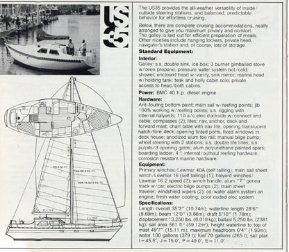 Bayliner US Yachts Design & Engineering Data Brochure
