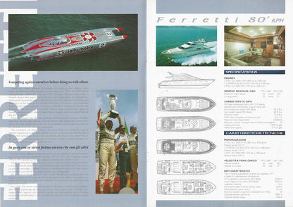 Ferretti 1990s Brochure