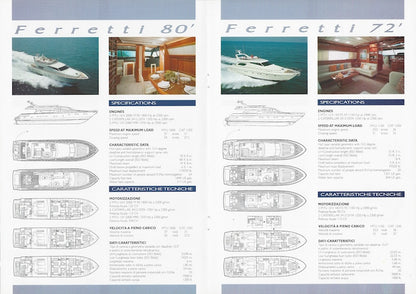 Ferretti 1990s Brochure