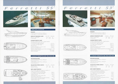 Ferretti 1990s Brochure