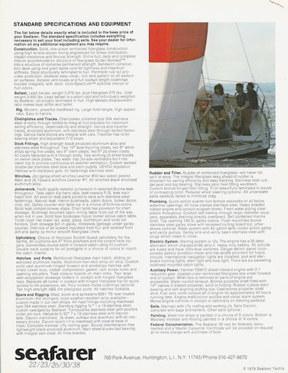 Seafarer 30 Brochure
