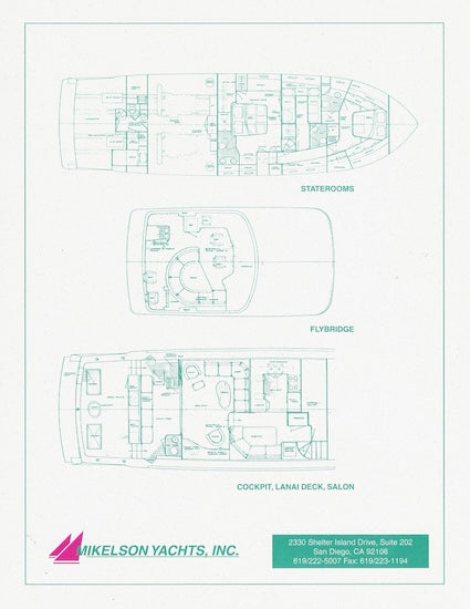 Mikelson 64 Long Range Sportfisher Specification Brochure