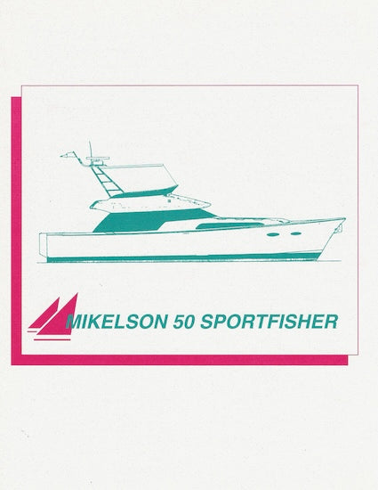 Mikelson 50 Sportfisher Specification Brochure