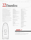 Boston Whaler Dauntless 22 Brochure