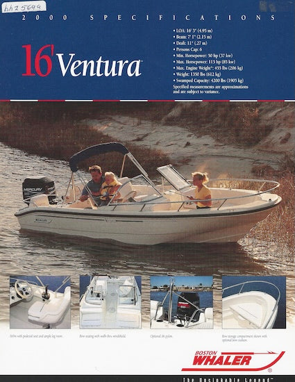 Boston Whaler Ventura 16 Brochure