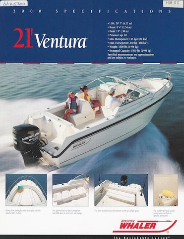Boston Whaler Ventura 21 Brochure