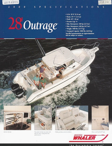 Boston Whaler Outrage 28 Brochure