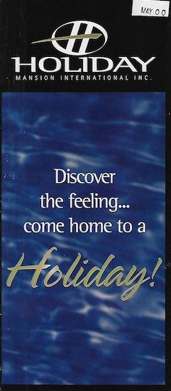 Holiday Mansion 2000 Brochure