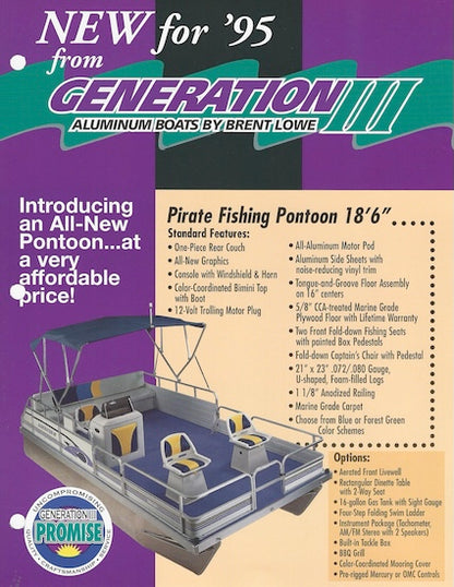 G3 Pirate Fishing Pontoon & Dakota 16 Jon Boat Brochure